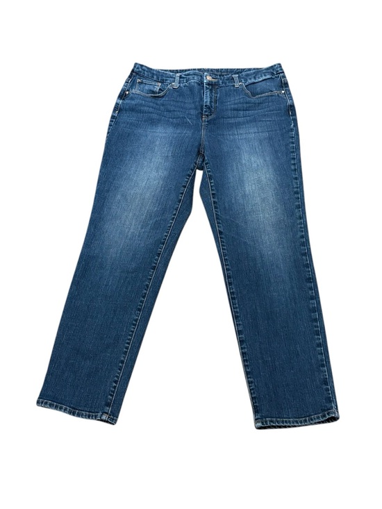 Chico's Denim - Chico’s Women's Girlfriend Ankle Jeans - Medium Blue Wash, Chico’s 1.5, US 10